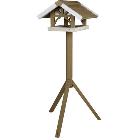 Mangiatoia sospesa Trixie legno marrone 45x28 cm