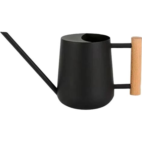 Arrosoir d'intérieur – Bec long – 1 litre – Métal noir (1/5)