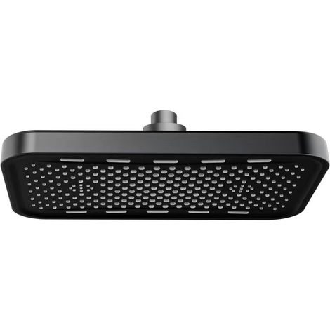 Tête de Douche Carrée 14 pouces, Haute Pression, Effet Pluie Plafond, Douche Chute d'Eau   Argent