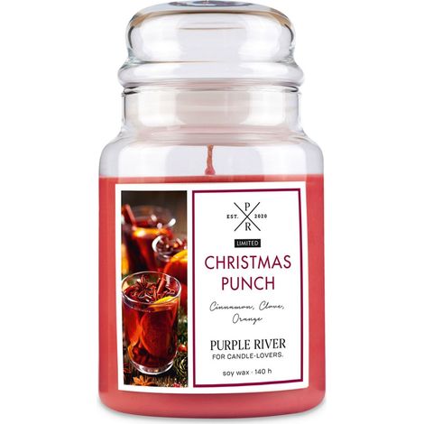 Duftkerze aus sojawachs - brenndauer 140 stunden