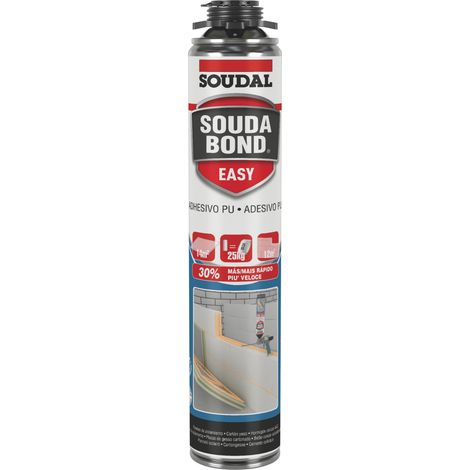 Soudal SCHIUMA POLIURETANICA B1 PER PISTOLA PER PANNELLI E BLOCCHI ''SOUDABOND EASY'' ml. 750
