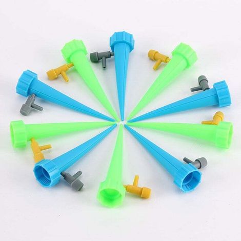10x Adjustable Irrigation Drippers Automatic Drip Irrigation System for Plants MUMU (1/4)