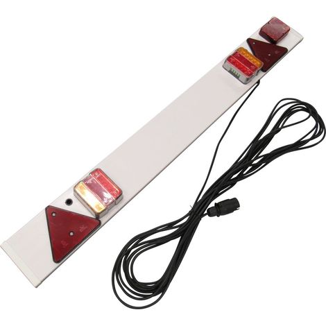 4 Feet LED Trailer Board, 6M Cable - Fog Lights Reflectors Towing Rack Boat Tractor Van Car Caravan (1/5)