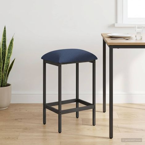 vidaXL Tabouret de bar Bleu 40 x 32 x 64 cm Bois d'ingénierie (1/5)
