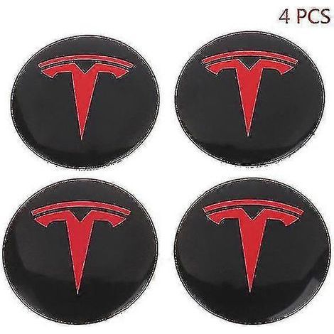 Kit de 4 enjoliveurs centraux de roue pour Tesla Model 3 Y