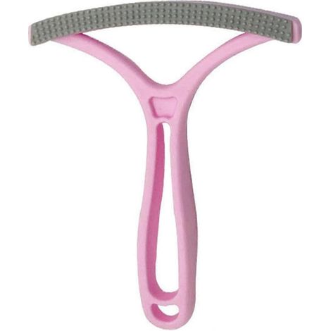 Brosse de rasage pour animaux de compagnie, confortable et démêlante, peigne de toilettage rose pour chats (1/3)