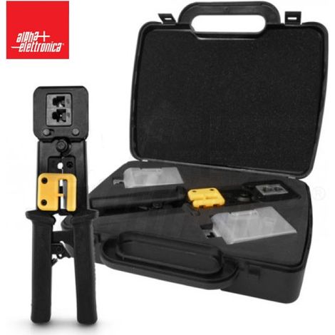 Kit pinza RJ45 e connettori