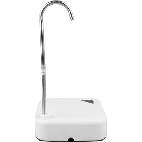 Distributeur de bouteilles électrique, blanc, pompe à eau automatique, à poser, rechargeable par USB, facile à utiliser, pour cuisine de camping (1/5)
