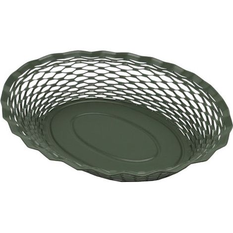 Roger Orfèvre - Corbeille à pain vert sapin 30x24 cm (1/3)