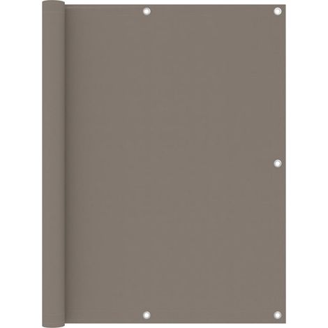 Brise vue pour balcon - Brise vent Écran de jardin Taupe 120x600 cm Tissu Oxford BV529096 - BonneVie (1/4)