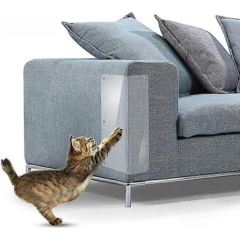 Autocollants de protection anti-griffures en PVC transparent pour chats, protègent les meubles, canapés et fauteuils des griffures, film anti-griffures auto-adhésif pour canapés et fauteuils (20 x 300 (1/5)