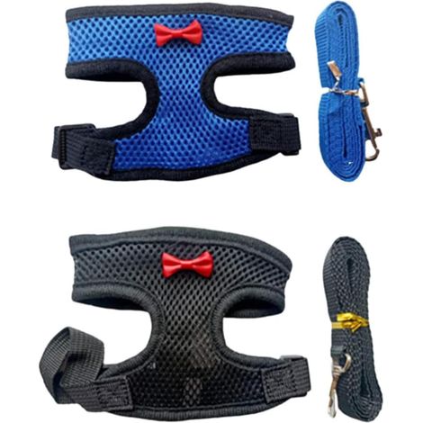2 Pièces Harnais Réglable pour Poules avec Laisse,Gilet Confortable et Respirant pour Volailles - Harnais de Poulet pour Canard, Oie et Poule Extérieur Réglable - Accessoire pour Élevage et Promenade (1/5)