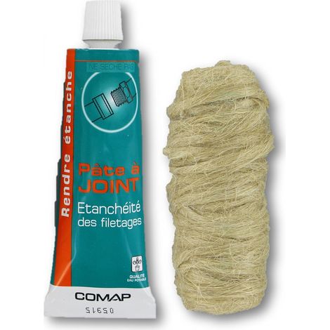 Comap S102104 Kit de Etancheite pate a joint 50 ml avec bobine de filasse 40 g