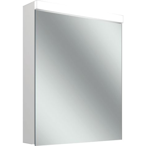 Schneider LOW plus 15 LED Armario con espejo, 1 puerta 50cm, tope (1/5)