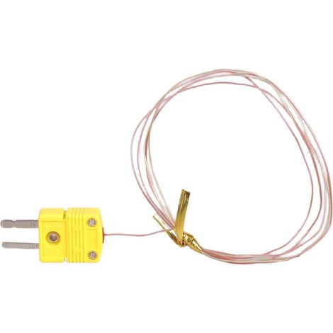 Fil thermocouple de type K avec isolation et bouchons pour une mesure précise de la température dans les applications industrielles (1/5)