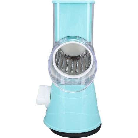 Râpe rotative 3 en 1 pour légumes, fromage et noix (bleue) (1/5)