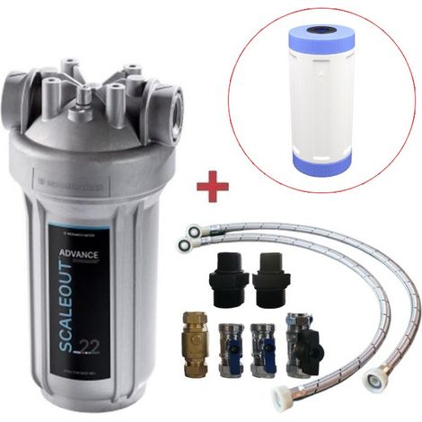 Monarch Scaleout Advance SA-15 Water Softener Alternative + 15mm Hoses 2 Filters (1/5)