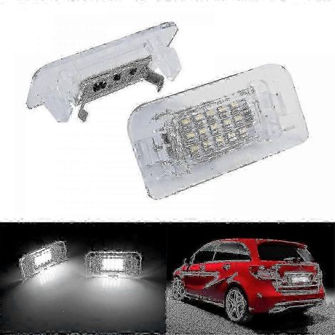 luces LED para matrícula de coche para Mercedes Benz Clase B W246 W242 CanbusEdition 1028