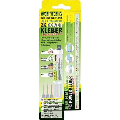 Petec 93510 2K POWER Kleber mit Doppelspritze - 11ml Tube (1/5)