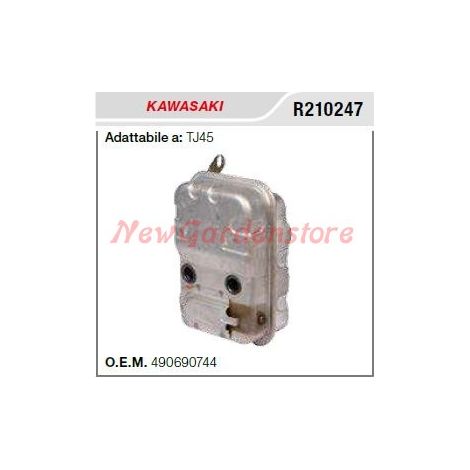 KAWASAKI silenciador silenciador TJ45 R210247 para cortasetos TJ45