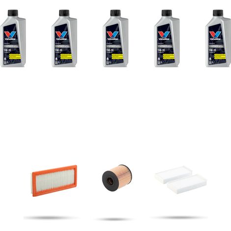 Kit tagliando 3 FILTRI e 5L OLIO compatibile con Citroen C4 Picasso II 1.6 THP 121kw dal 2014 (1/5)