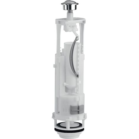 Siamp – Mécanisme de chasse d'eau 3,5 l/s – Curseur petite chasse réglable 3l à 4,5l – Étrier réglable – Clapet étanche NR/EPDM