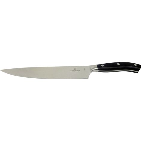 VICTORINOX Victorinox 7.7403.25G Couteau de chef, Acier Inoxydable, Noir, 30 x 5 x 5 cm