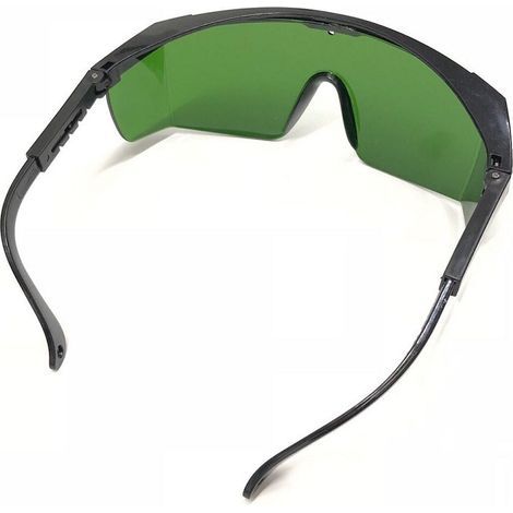 Lunettes d'Amélioration Laser Vert - Lunettes de Sécurité pour Niveau Laser, Laser Rotatif et Laser Multiligne Vert - Améliorer la Visibilité du Faisceau Vert (Boîte Includes)--1064nm (1/2)
