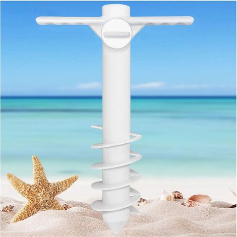 Support de parasol de plage générique, support trépied, stabilité au sol, conception réglable, outil d'installation portable, idéal pour la pelouse (1/5)