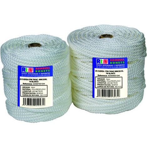 Cuerda Trenzada PP. Tr8 5 mm. Bco.200 M. ROMBULL