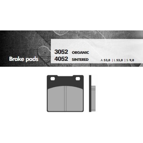 PASTILLAS DE FRENO BRENTA KH63 DE METAL SINTERIZADO (DORADO) (FT 4052)