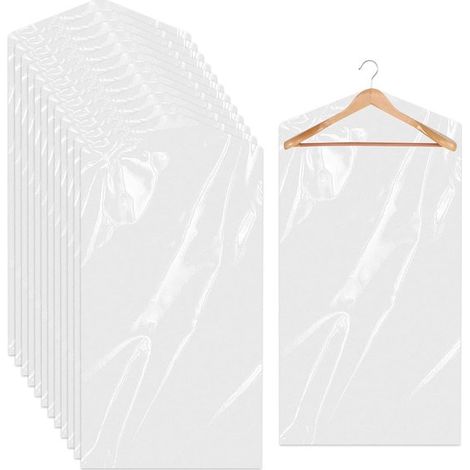 20 Sacchi porta abiti trasparenti - 60 x 90 cm (1/5)