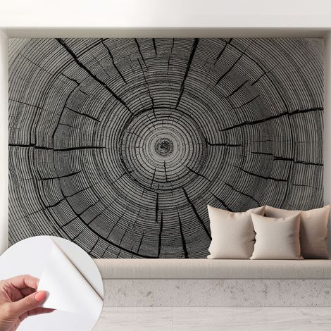 Tapete Selbstklebend - abwaschbar - Tapete mit Motiv - trendige Wanddeko - elegant Fototapete Waldharmonie 208x146 cm (1/5)