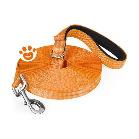 Camon Dog Guinzaglio Addestramento PVC Arancione - 5 m - Accessori