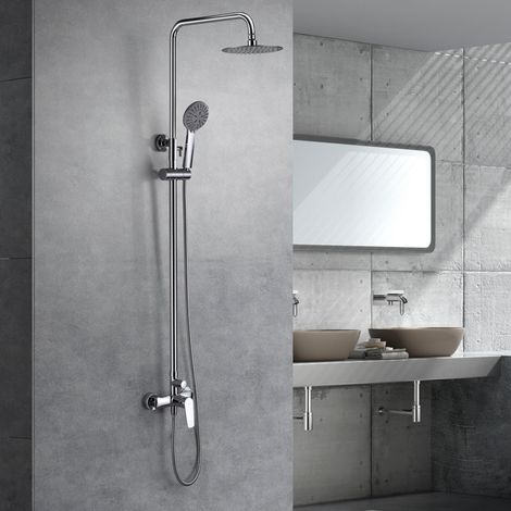 Imex - Columna Ducha Monomando con Grifo Cromado Serie Bélgica (1/5)