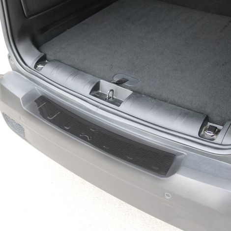 Protection Seuil de Pare-Chocs Arriére Compatible avec Jeep Renegade 2014-2022 en Carbone (1/5)