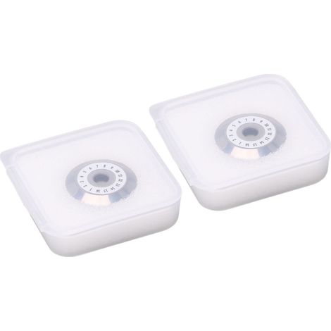 2 lames de coupe en carbure de tungstène de 20 mm à 16 faces pour SKL‑6C ET‑205 HB‑6C