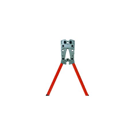 Pince à sertir cosse – Manchons de puissance en cuivre 6 à 50 mm² – Sertissage hexagonal conforme NFC 20-130 – Mâchoire en acier chromé – Bizline