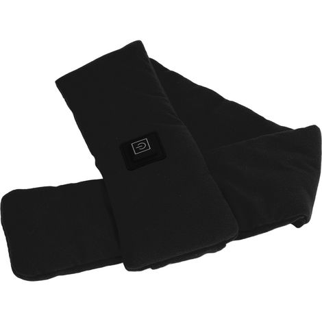Écharpe chauffante électrique lavable et douce pour la peau, avec 3 niveaux de chaleur pour adultes, enfants et personnes âgées (Noir) (1/5)