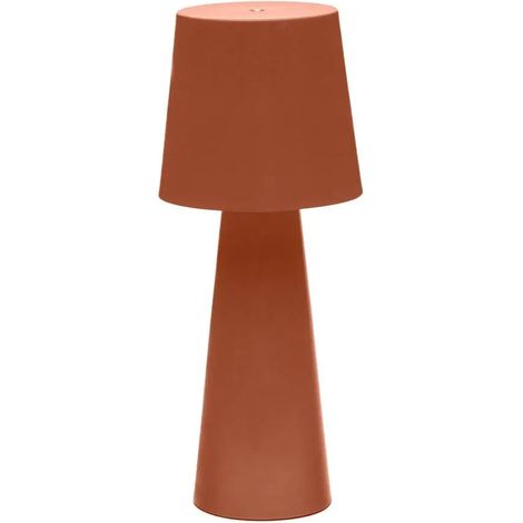 [GEBRAUCHT] B-Ware Kave Home Tischleuchte Lampe Led Groß Terrakotta Metall Ip54 Dimmbar Akku
