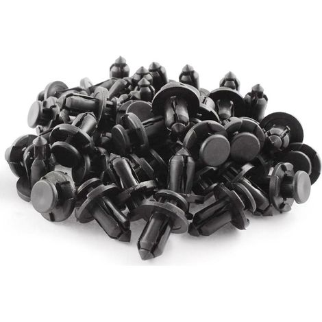 80 Clips de Fixation 10 mm pour Voiture, Rivets Plastiques Auto Type 91503-SZ3-003, Agrafes de Garniture pour Pare-Chocs, Passage de Roue, Habillage et Bouclier (1/3)
