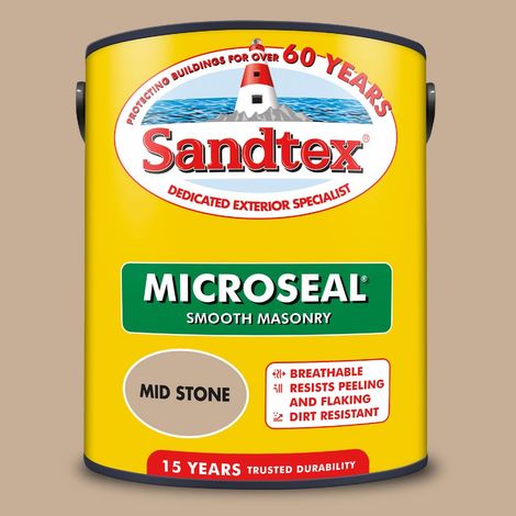 SANDTEX MICROSEAL SMOOTH MASONRY MID STONE 5L