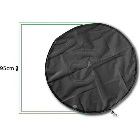 Filet pour citerne de pluie - Bâche de qualité supérieure - Protection contre les moustiques et les intempéries - 95 cm (1/2)