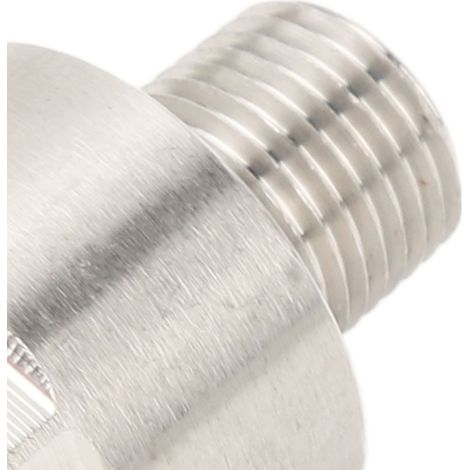 Adaptador de presión de aceite de 1/8 de pulgada NPT macho a M10x1.0 hembra para manómetros de presión de aceite, agua y combustible.