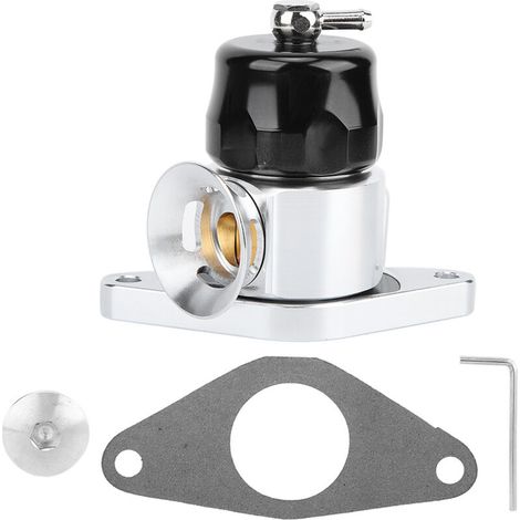 Black replacement parts for dual port car blow-off valve for WRX STI for Dump Valve Relief Valve S. (1/5)