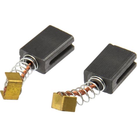 Balais de carbone/6x10x14mm/rainures de scie (10/200/5000) (1/2)