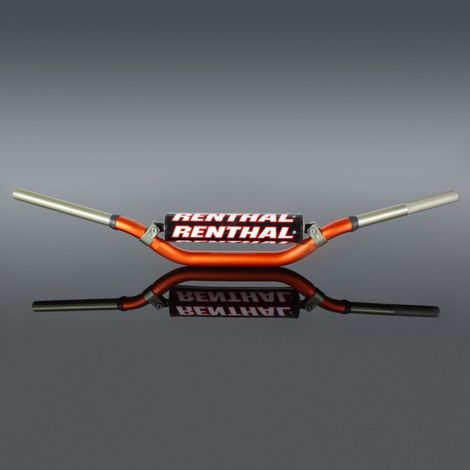 Manubrio Renthal Twinwall 998 MX 1.1/8" 28.6mm Arancione con imbottitura in schiuma stile Reed/Windham (1/5)