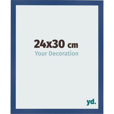 yd. - Cadre photo 24x30 - Bleu Fonce - MDF - Bologna