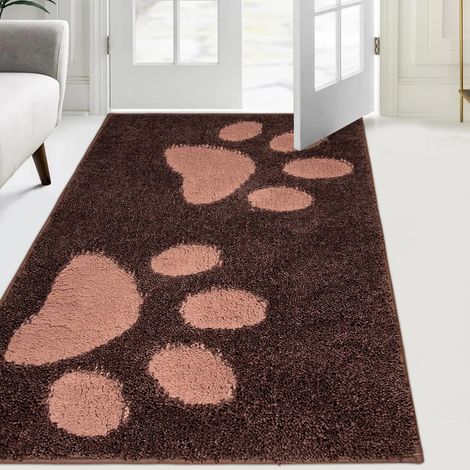 Fußmatte für den Innenbereich, 84 x 150 cm, rutschfest und maschinenwaschbar, weiche, saugfähige Fußmatte für Hunde, Eingang, Tür, Flur (1/5)