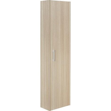 Armoire haute Séries MAA 1 porte Chêne nordique charnières à droite 386x1500x206 mm